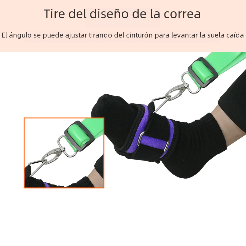 Foot Drop Rehabilitation Elastic Band with Support Brace